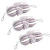 (RONGUI) Body Sponge, Back Washable Foaming Net, Set of 3,