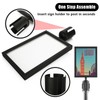 SHUESS 2 Pack Black Stanchion Sign Holder Frame, Double Sided