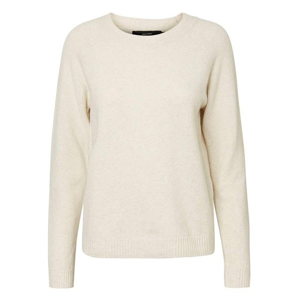 VERO MODA Doffy Long Sleeve O-Neck Sweater Birch Melange S