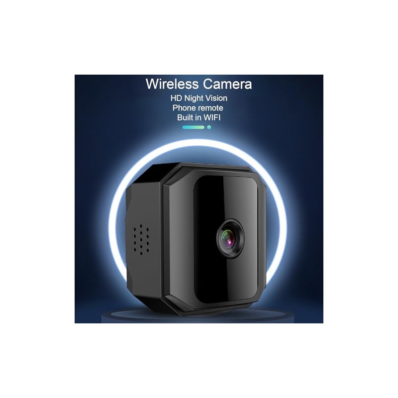 Mini Security Camera, 1080p HD WiFi Pet Camera with Phone