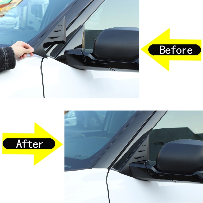 Ynei Matte Back Rear Side view Mirror Panel Anti-wind Buffeting