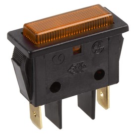 Neon Indicator, 240V, Amber, 11X30Mm, Illumination Colour Amber, Lamp Base Type Quick Connect, Lens Shape Rectangular, Product Range B5 Series, Supply Voltage 240V, Lamps, Lighting & Indicators