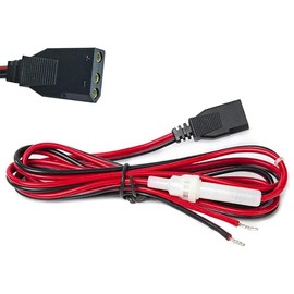 2-Wire CB Power Cable 3 Pin CB Power Cord with 15A Fused Replacement CB Radio Power Cord for CB Radios Accessories Plug Accessories Plug - Color: Y-S-2