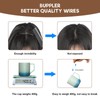 BUPPLER Hair Extensions 12 Inch Invisible Secret Hair Extensions Adjustable