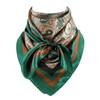 GERINLY Classic Paisley Wild Rag, Western Men Scarf Cowboy Theme,