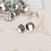 ZODKSNO 1000pcs Silver Drawing Pins, 9.5mm Metal Drawing Push Pins
