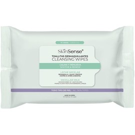 Skin Sense Toallitas Faciales Biodegradables (25 piezas) – Té Verde