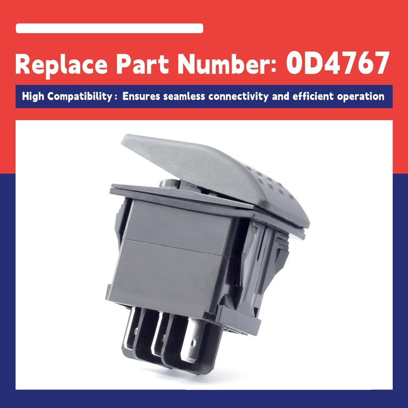 Dusledel 0D4767 Rocker Switch Compatible with Generac RV Guardian Generator