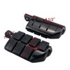 WOWTK Rear Passenger Footpegs Foot Rests Pedal Mount Fits for