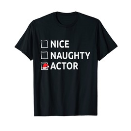 Actor Funny Xmas Pajama Christmas Gift T-Shirt