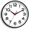 Roymnie Wall Clock 18 Inch Silent Non-Ticking Modern Clock Battery