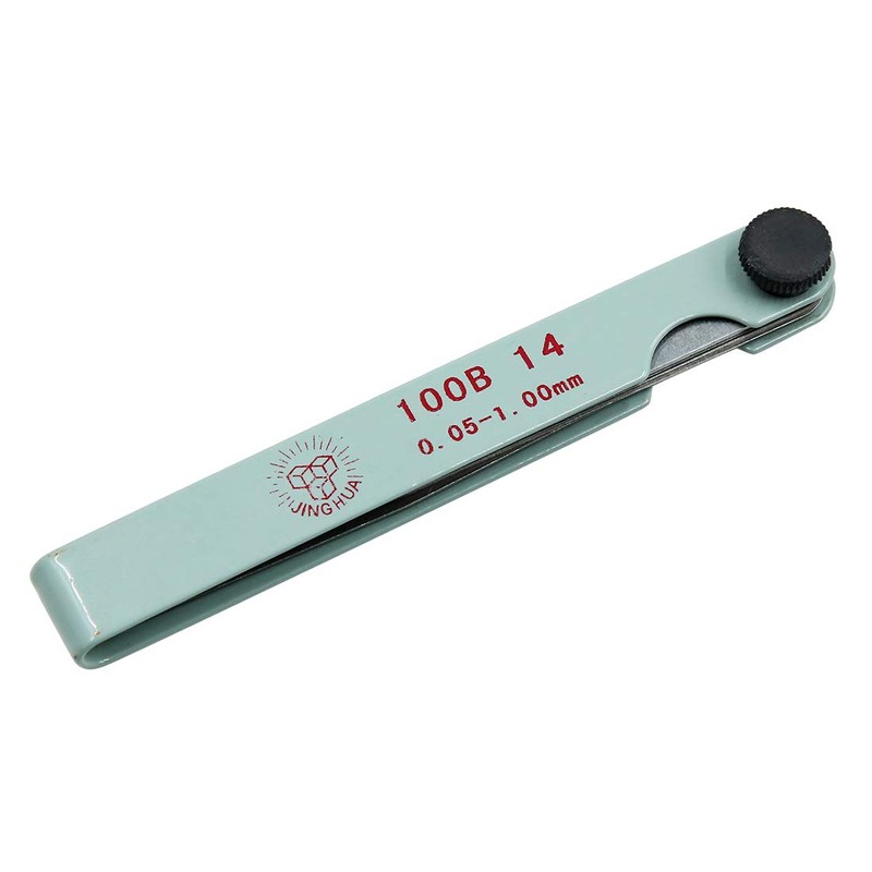 sourcing map 0.05-1 mm 14 Master Feeler Gauge Car Spark