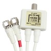 TARO'S TS-ABH05WH4K Compatible 2K, 4K, 8K Compatible Antenna Divider (Separator)