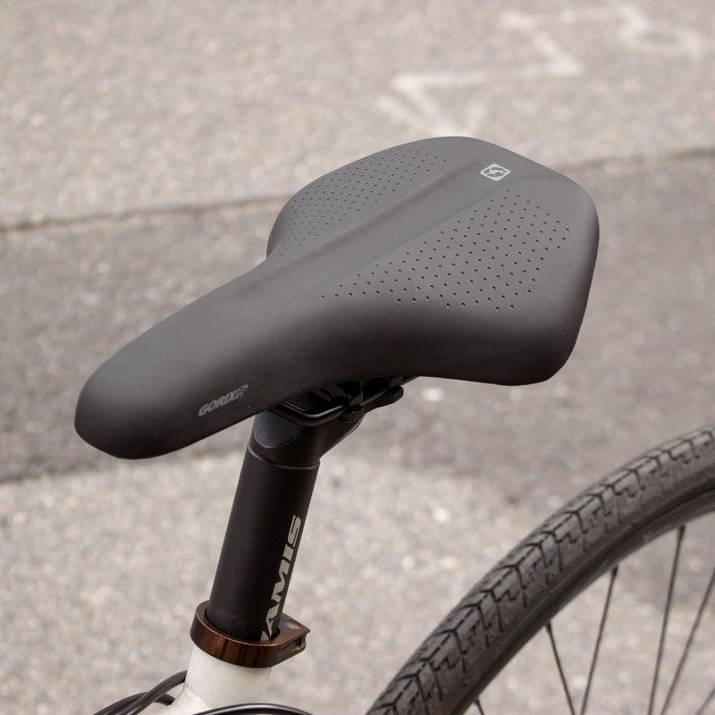 GORIX (GX-SN265) GX-SN265 Bicycle Saddle, Comfort Saddle, Elastic and Soft