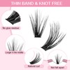 280 Pcs Individual Lashes Cluster Lashes 30D+40D D Curl 9-15Mix