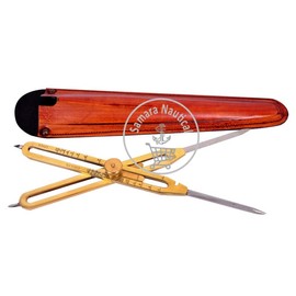 Samara Nautical Artist Proportional Scale Divider Drawing Tool Professional Proportional Scale Divider Drawing Tool Professional 9” Long Solid Brass with Heavy Duty Steel Point