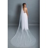 Unsutuo Bride Wedding Veil 1 Tier Cathedral Veil Bridal Tulle