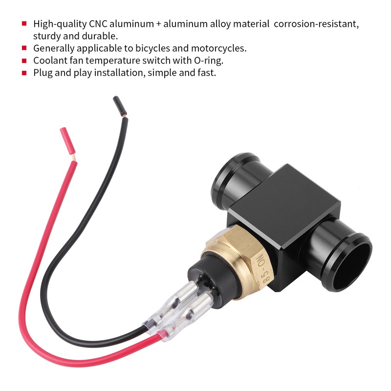 Thermostat Water Temperature Switch Radiator Coolant Fan Temp Sensor for