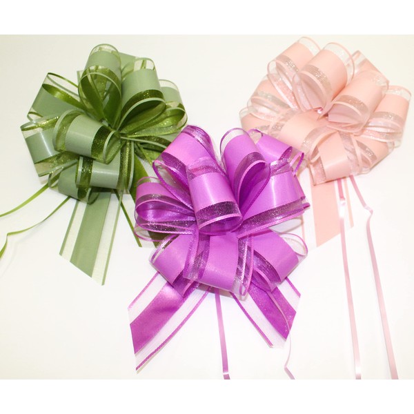 CaPiSo 3 x Large Pull Bows 18 cm L Pull