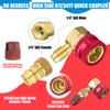 Tandefio R1234yf Adapter R1234yf to R134a Quick Coupler High Low
