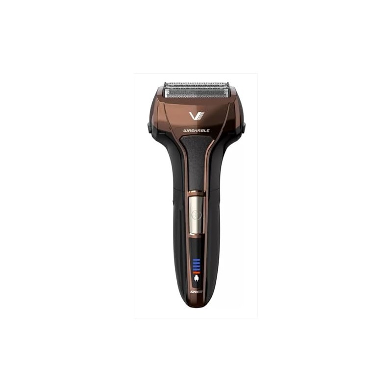 Maxell Izumi IZF-V553W 5-Blade Model Reciprocating Shaver, Brown