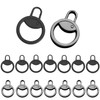 16 Pcs Zipper Pulls, Circle Zip Pull Replacement for Luggage