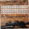 WHAMVOX Space-Saving Porous Plastic Clothes Rack 12pcs Hanger Strips Pant
