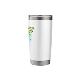 A Happy Fairy Enjoying the Breeze for Bikini and Summer Day Stainless Steel Insulated Tumbler