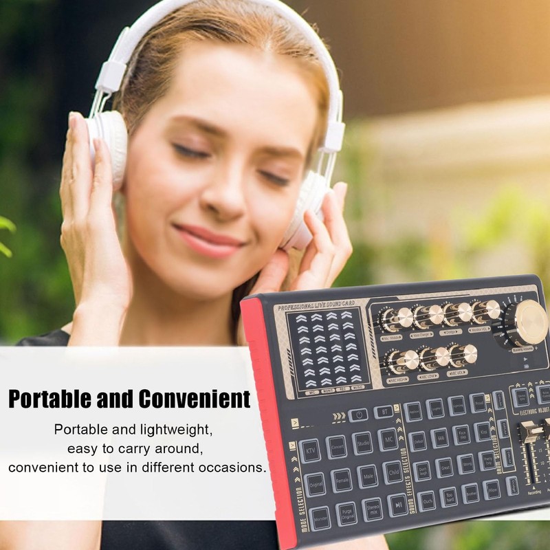 Sound Effects Board Set, Professional Portable Live Sound Card Board