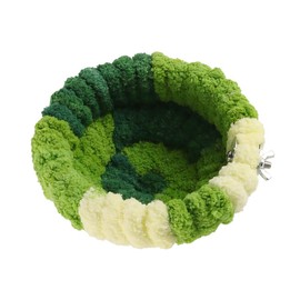 Laroal Bird Nest For Cage Plush Hanging Bird Bed For Parakeet Breeding Bird House For Conure Budgie Cockatiel Lovebird Canary Finch Hamster Small Pets Warm Nest Green