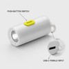 7-Pack USB-C Mini LED Flashlights, 210–230 Lumens Plug-In Emergency Lights
