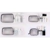 4 Size Travel Toiletry Bag Pouch, Matte Clear Travel Organizer