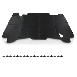 CNNELL Hood Insulation Pad Compatible with Dodge Ram 1500 1994-2001/Not Fit Durango Or Dakota, Not Fit for Diesel Black