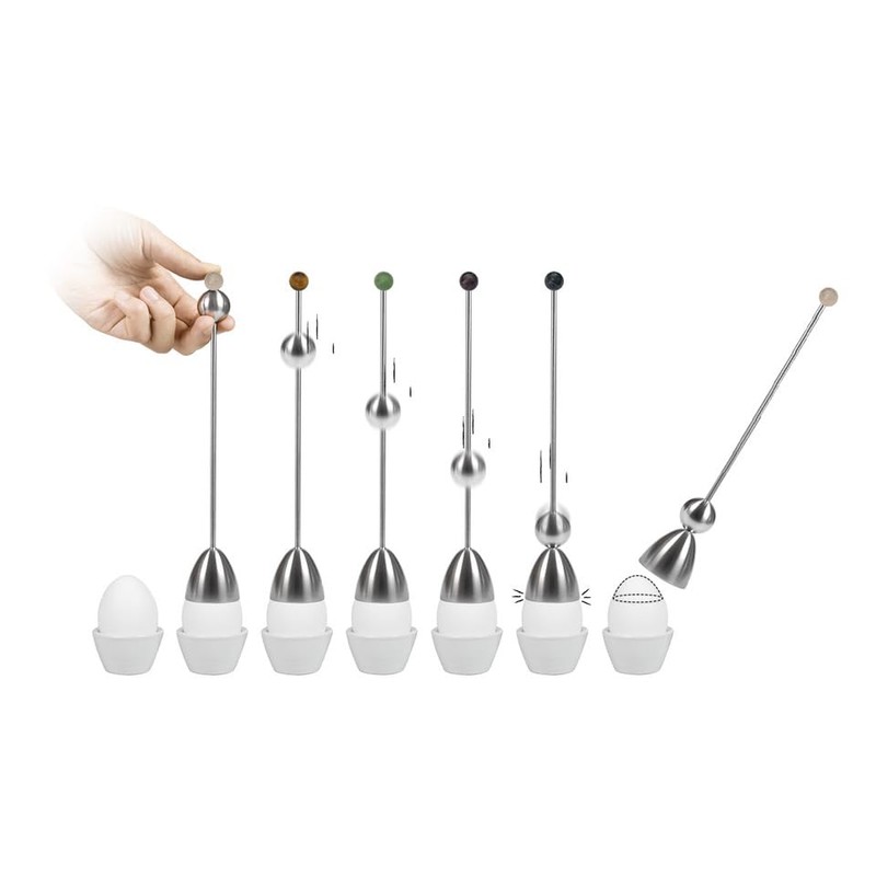 Clack Egg Opener Gem Edition Gemstone Ball Green Aventurine