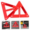 BUGUUYO Emergency Reflective Triangle Car Warning Triangle Sign Foldable Design