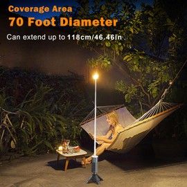 Rechargeable LED Camping Lantern with Built-in 20000mAh Battery, Portable Telescopic Camping Light, Strong Magnetic Base, Waterproof Lantern for Camping, Emergency, Hiking & Power Outages