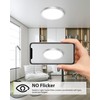 hepside 1PACK Flush Mount LED Ceiling Light Fixture Brushed Nickel,