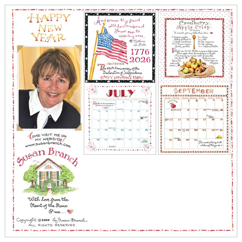 2026 Susan Branch Mini Calendar