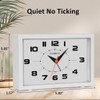 EASIBEST - Reloj despertador analógico para montaje en pared, color