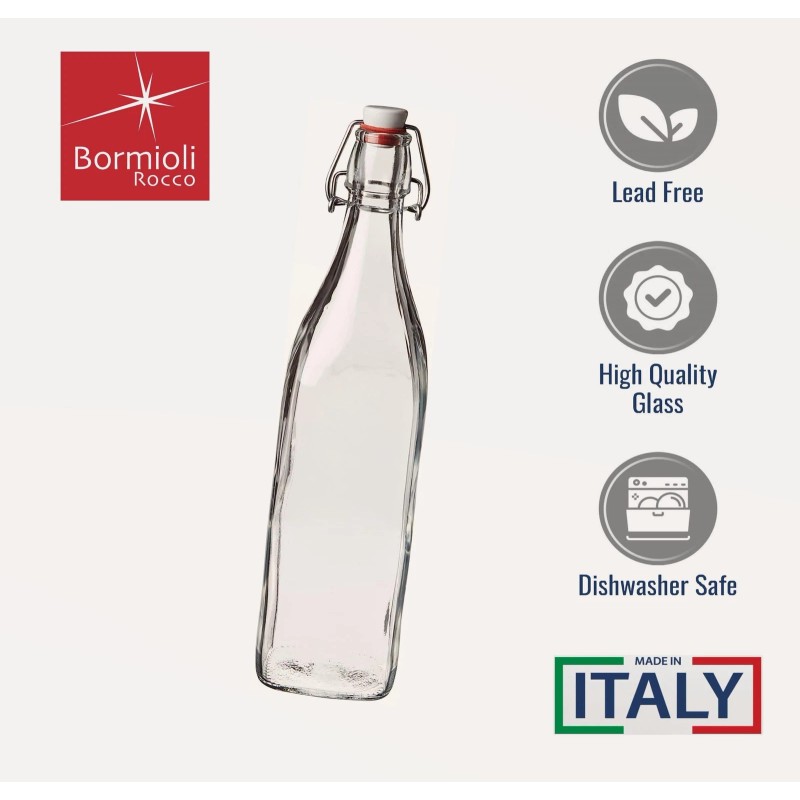Bormioli Rocco Swing Bottle 33.75 oz - Set of 2