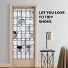 Teikou 40 Mesh Pocket Over the Door Shoe Organizer,Hanging Shoe