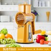 SUSTEAS Rotary Vegetable Slicer with Handle Kitchen Gadget - 5