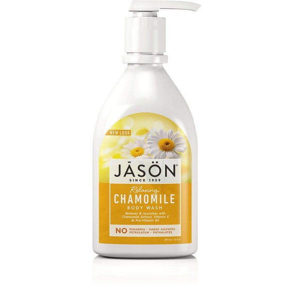 Jason Natural Products Chamomile Satin Shower Body Wash, 30 Ounce - 3 per case.