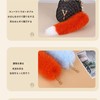 [Lyyxjsltd] Plush Faux Hair Fox Tail Keychain Elegant Key Ring