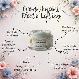 Crema Facial Lifting Con Colágeno Y Elastina 50g Leonella G Mixta Día/noche