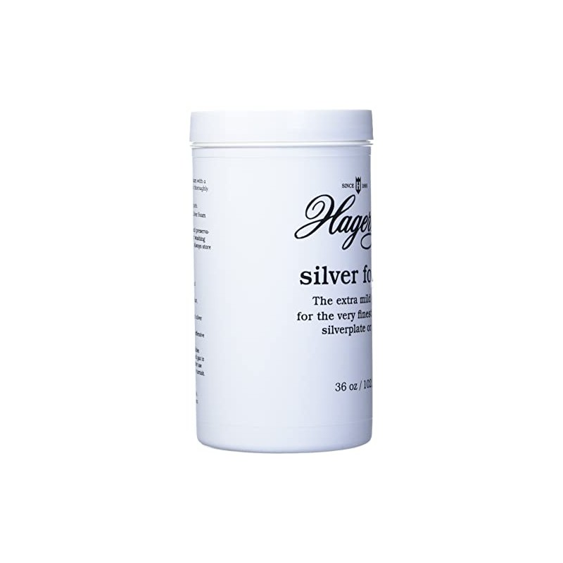 Hagerty Silver Foam: Mild Silver Polish, Gently Removes Tarnish from