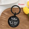 Bonus Dad Stepdad Gifts Keychain - Step Dad Gifts Keychain