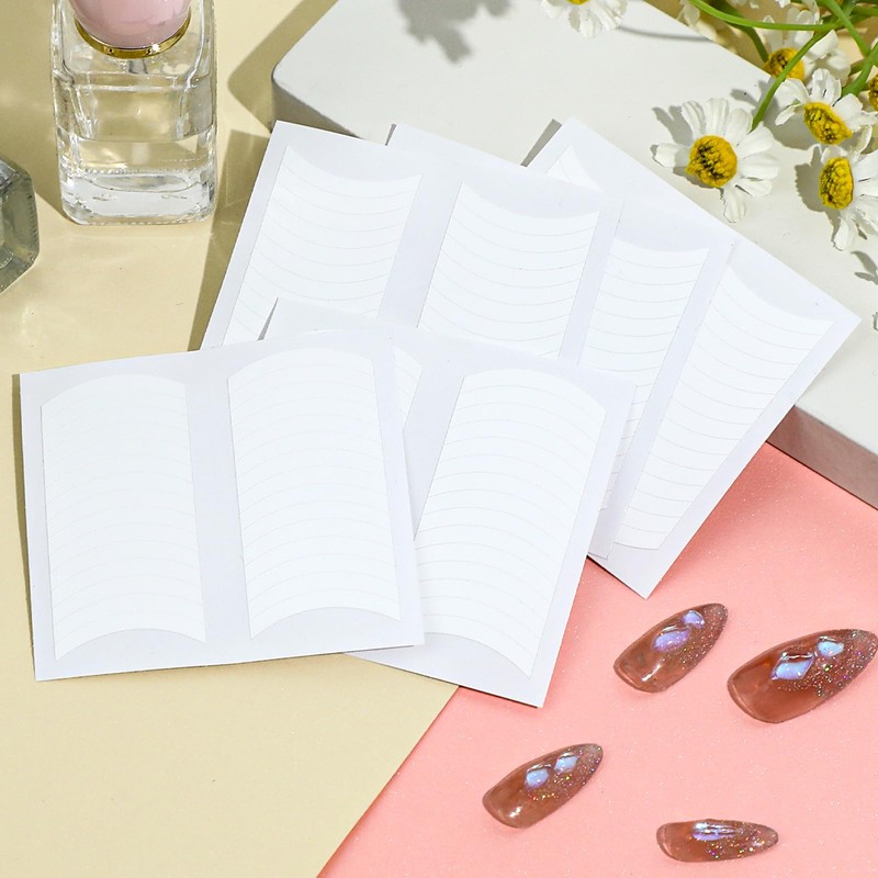 40 Blatt French Maniküre Aufkleber French V Nails Schablone 1200