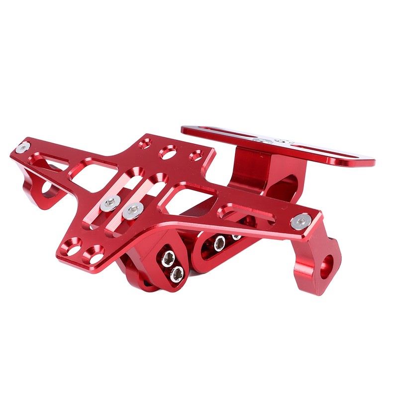Adjustable License Plate Frame with Light Aluminum Alloy Mudguard Eliminator