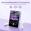 128GB MP3 Player Bluetooth 5.3, ZAQE 2.4 Inch Full Touchscreen